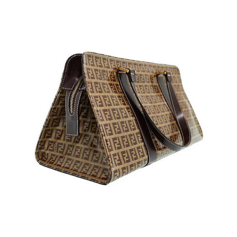 Fendi Zucchino Tote Bag Handbag - Picture 2 of 9